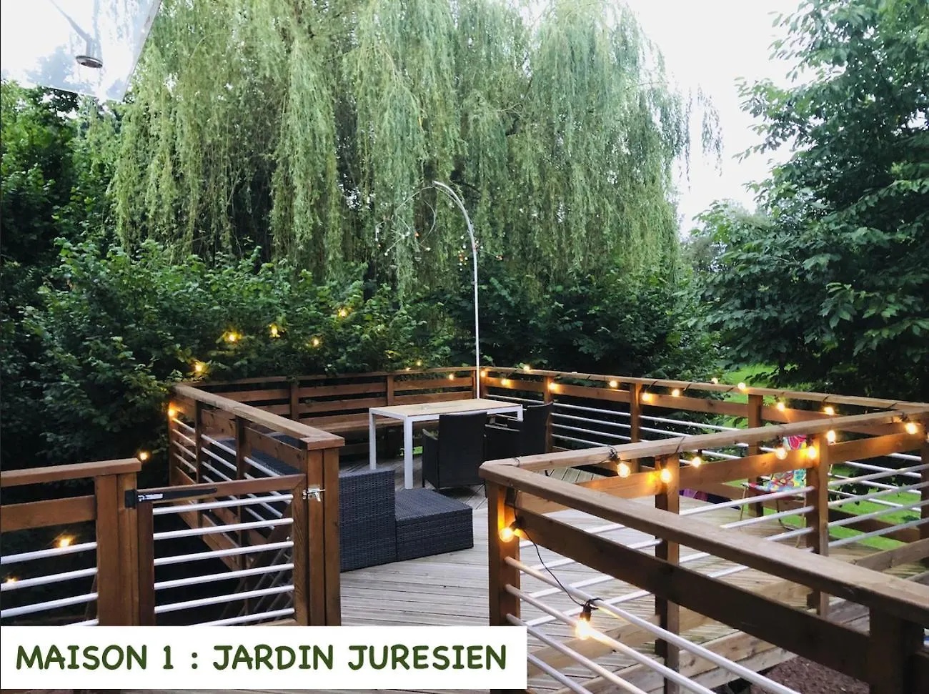 Jardin Jurésien maison 3 chambres Jure